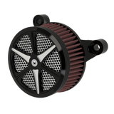 RetroSpec 16 Air Cleaner in black double cut