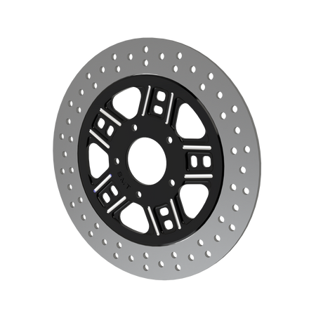 RetroSpec 01 11.5" & 11.8" floating rotor in black double cut