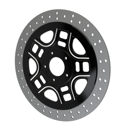 RetroSpec 01 13" floating rotor in black double cut