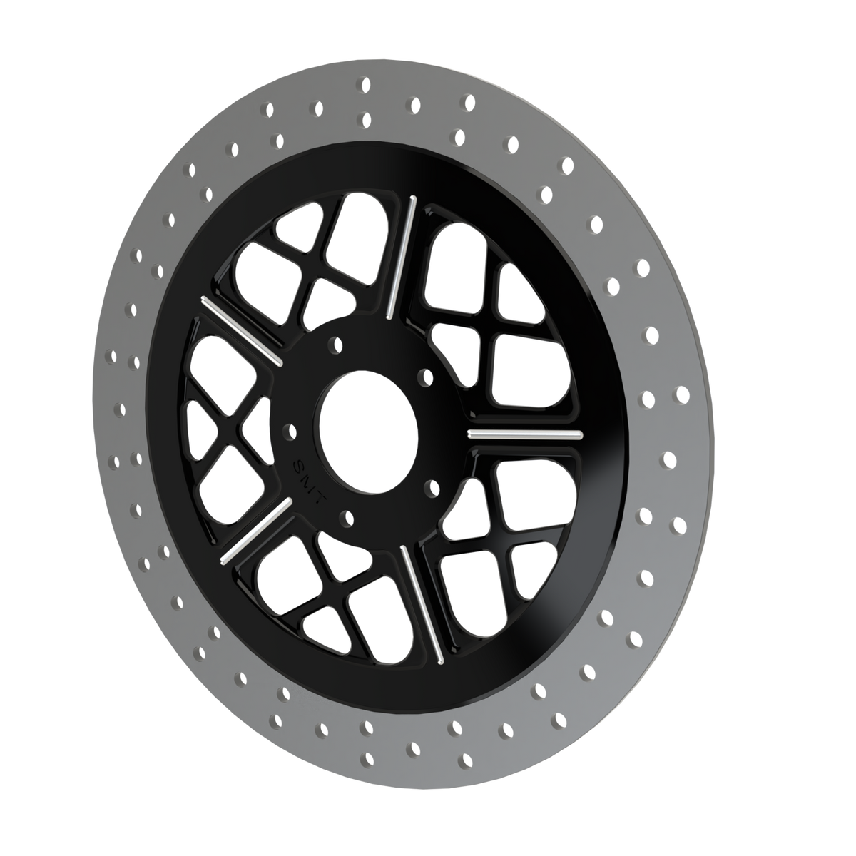 RetroSpec 02 13" floating rotor in black double cut