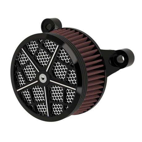 RetroSpec 02 Air Cleaner in black double cut