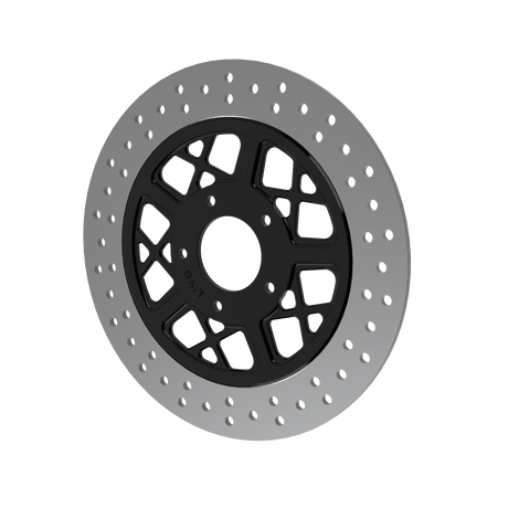 RetroSpec 02 11.5" & 11.8" floating rotor in black