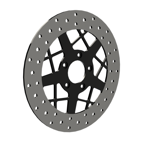 RetroSpec 02 11.5" & 11.8" solid rotor in black