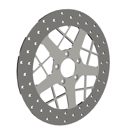 RetroSpec 02 13" solid rotor in polished