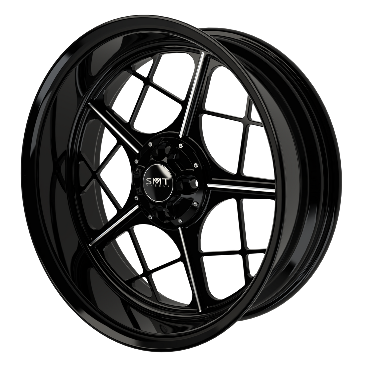 RetroSpec 02 Harley Trike Black Double Cut Wheels