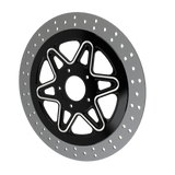 RetroSpec 03 13" floating rotor in black double cut