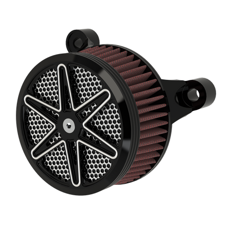 RetroSpec 03 Air Cleaner in black double cut