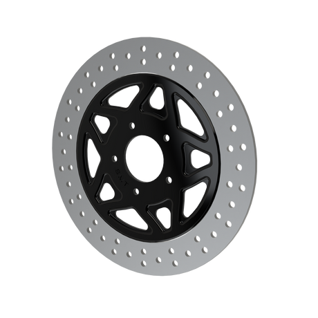 RetroSpec 04 11.5" & 11.8" floating rotor in black