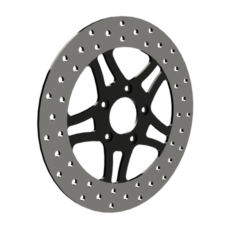 RetroSpec 04 11.5" & 11.8" solid rotor in black