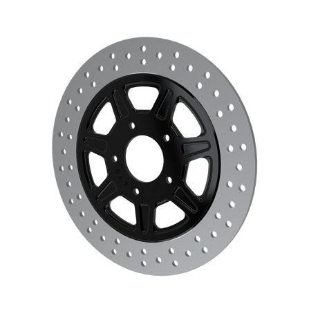 RetroSpec 06 11.5" & 11.8" floating rotor in black