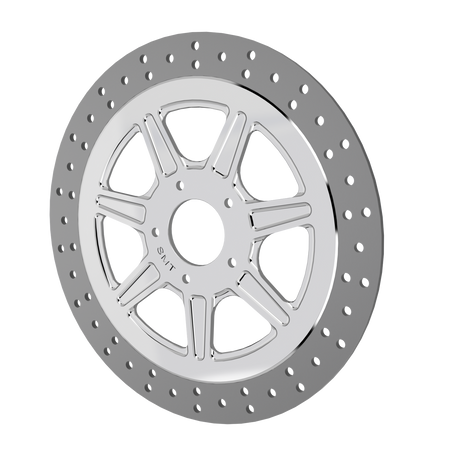 RetroSpec 06 13" floating rotor in polished
