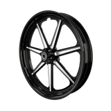 RetroSpec 06 Harley Softail | Dyna | Sportster Black Double Cut Wheels