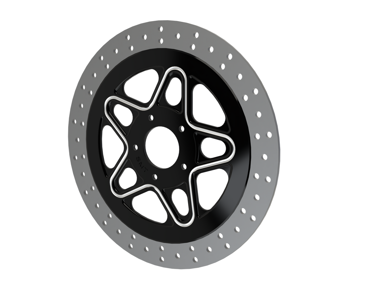 RetroSpec 07 13" floating rotor in black double cut
