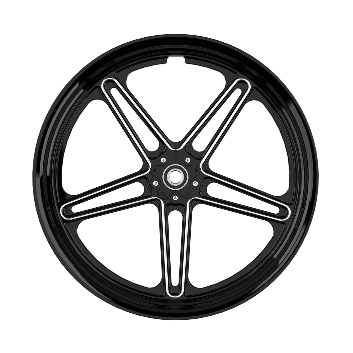 RetroSpec 07 Harley Touring Black Double Cut Wheels