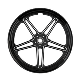 RetroSpec 07 Harley Touring Black Double Cut Wheels