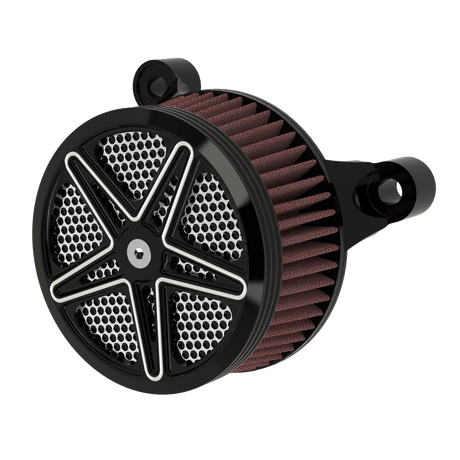 RetroSpec 07 Air Cleaner in black double cut