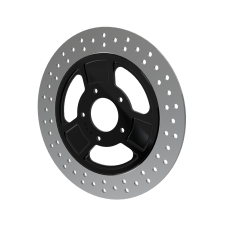 RetroSpec 08 11.5" & 11.8" floating rotor in black