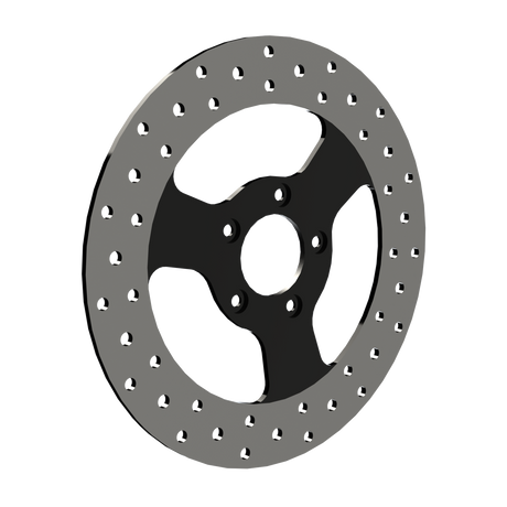 RetroSpec 08 11.5" & 11.8" solid rotor in black