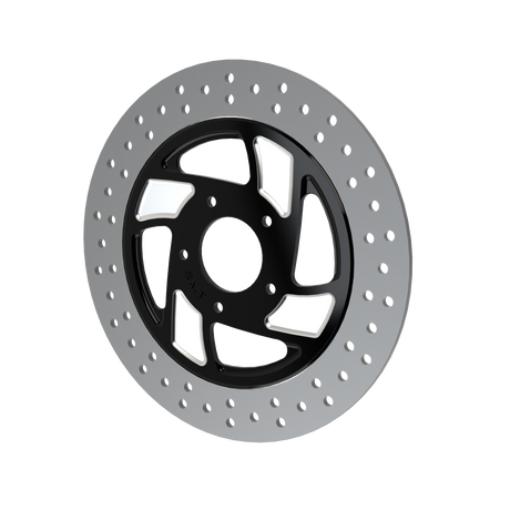 RetroSpec 09 11.5" & 11.8" floating rotor in black double cut