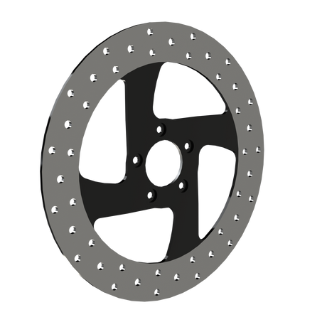 RetroSpec 09 13" solid rotor in black