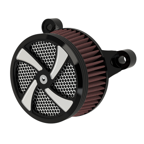 RetroSpec 09 Air Cleaner in black double cut