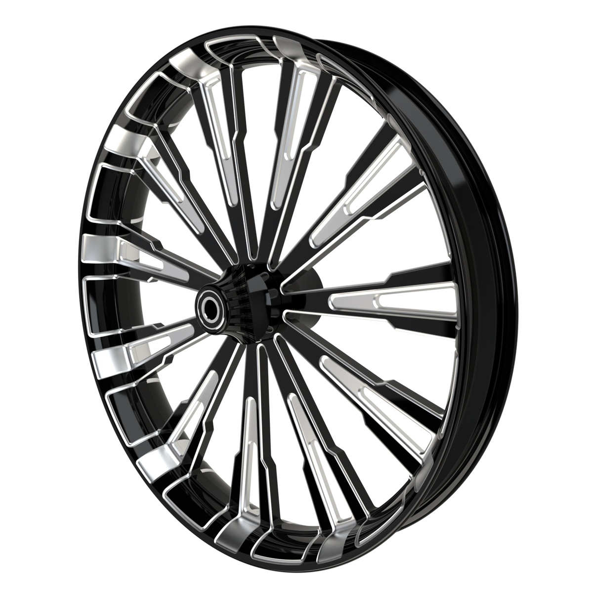 Roulette Harley Pan America Double Cut Wheels 3/4 View