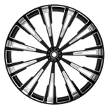 Roulette Harley Pan America Double Cut Wheels Front View
