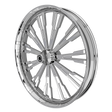 Roulette Bulldog Fat Tire Chrome Wheels