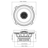 DB Drive S5.25 : 5.25" Speed Series 2-Way Speaker (1 Pair)