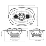 DB Drive S69P : 6"×9" High Power 4-Way Speaker (1 Pair)