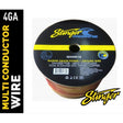 Stinger SEASW4125 4GA Marine-grade Amplifier Wire Spools 125FT