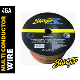 Stinger SEASW4125 4GA Marine-grade Amplifier Wire Spools 125FT