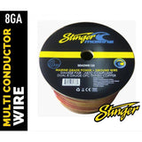Stinger SEASW8125 8GA Marine-grade Amplifier Wire Spools 125FT