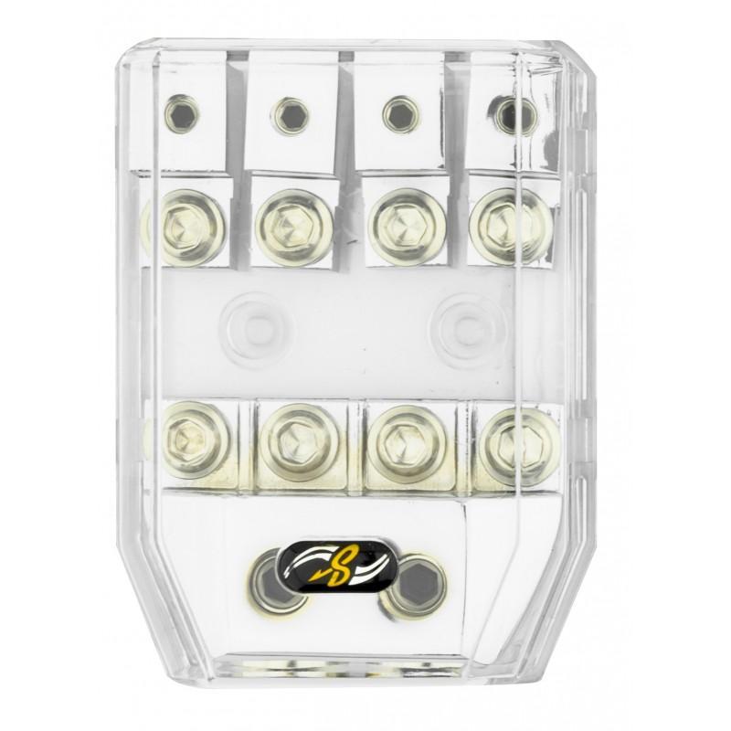 Stinger SHD821 S/O Mini Anl 2 0 Gauge in and 4 4 Gauge Out