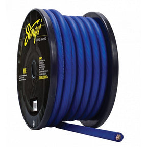Stinger SHW10B 1/0 Ga Matte Blue Hyper Flex