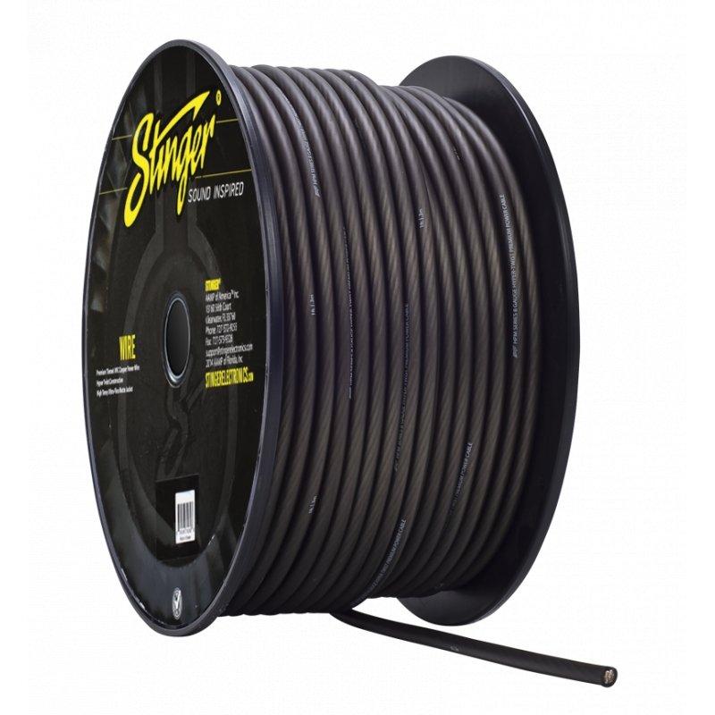 Stinger SHW18G 8 Gauge Pro OFC Power Wire - 250' Spool - Grey