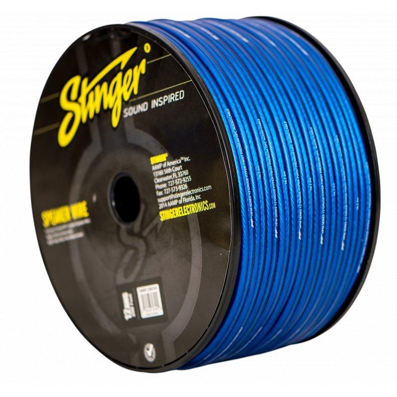 Stinger SHW512B250 12 Gauge Speaker Wire Matte Blue 250ft Roll