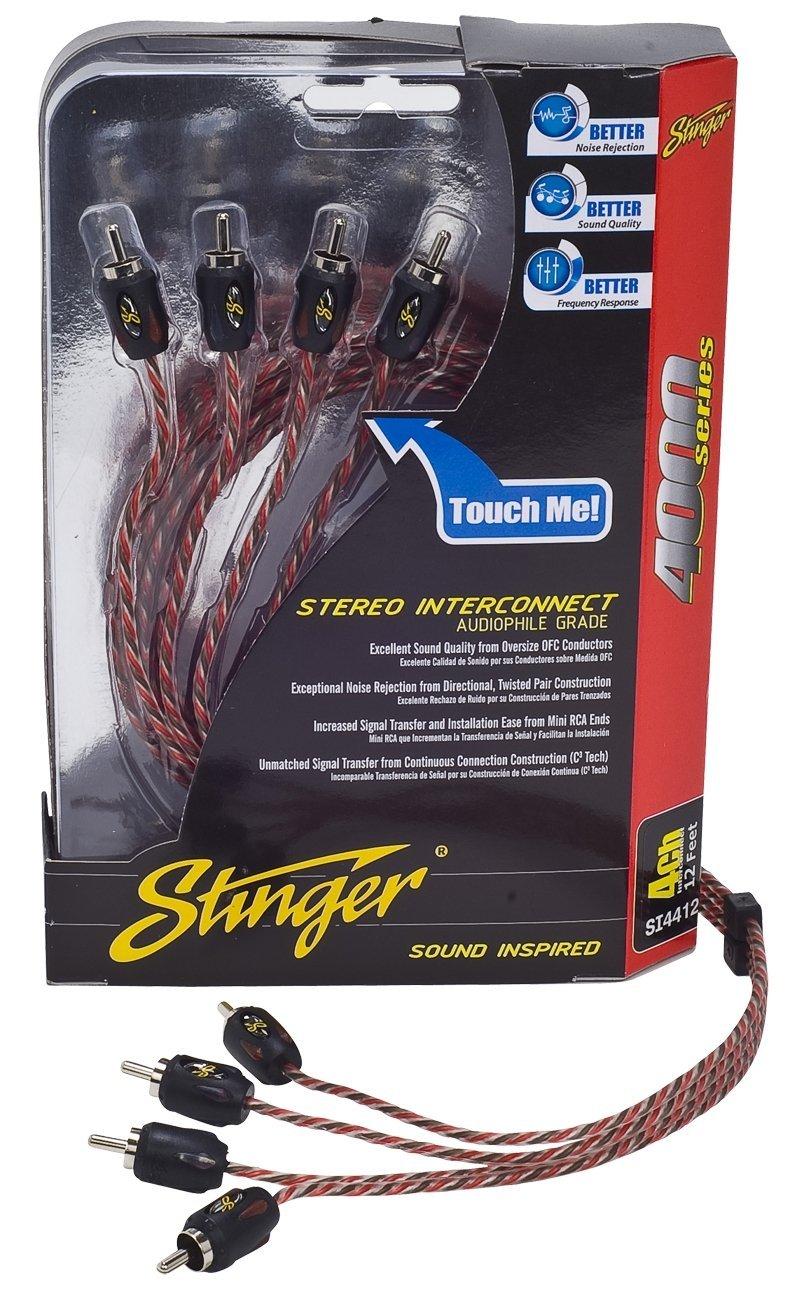 Stinger SI4417 17FT 4000 4CH Directional Twisted Pair Interconnects