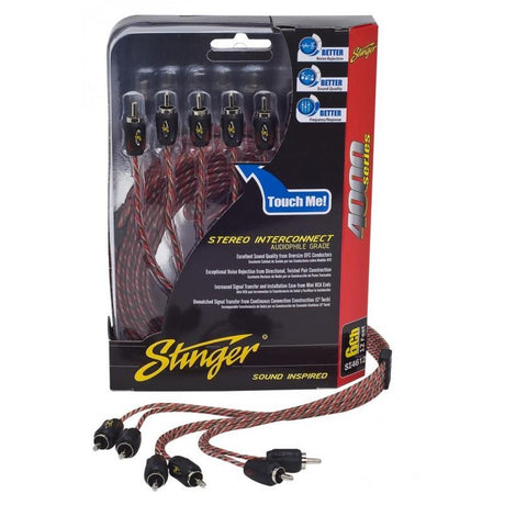 Stinger SI4617 17Ft 6 Channel Rca