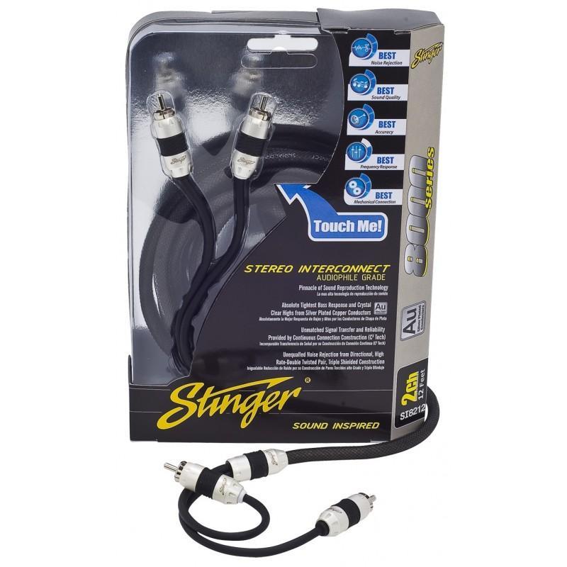 Stinger SI826 8K Series 6ft 2Ch RCA
