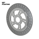 Silencer 13" floating rotor in polished