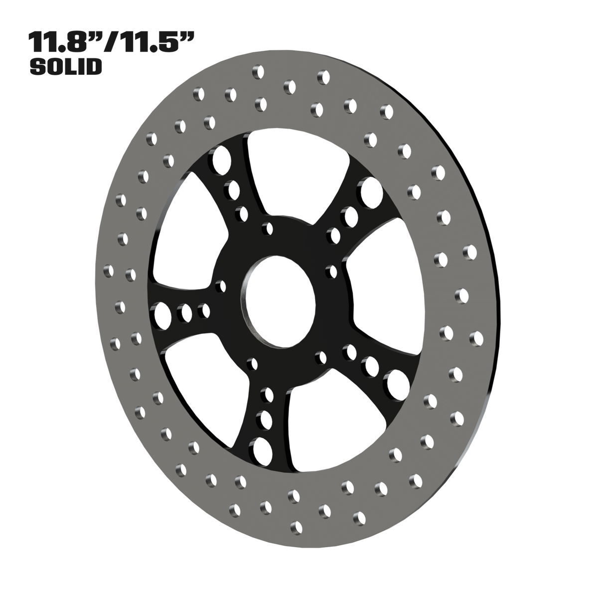 Simply Sinister 11" solid rotor in black