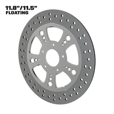 Simply Sinister 11" floating rotor in polished