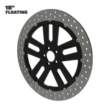 Sinful 18" floating rotor in black