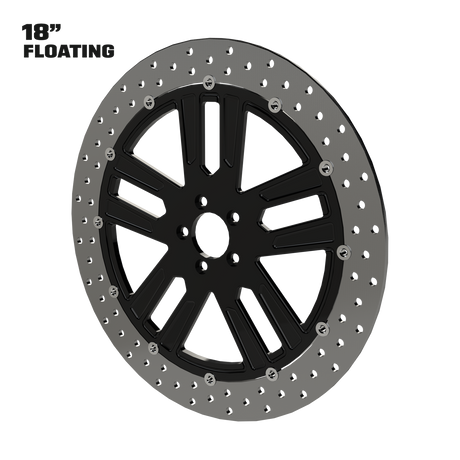 Sinful 18" floating rotor in black