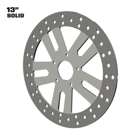 Sinful 13" solid rotor in polished