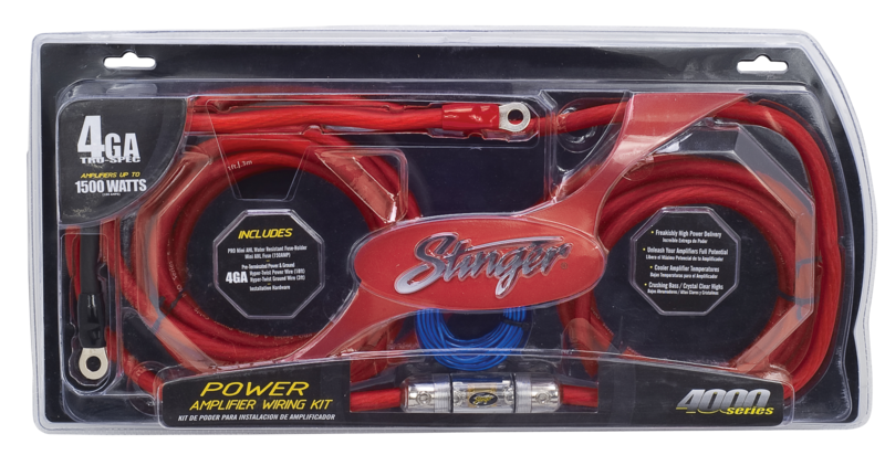 Stinger SK4241 4 GA Power Kit 4000 Series