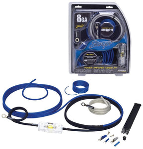 Stinger SK6281 6000 Series 8GA Power Only Wiring Kit - Tru-Spec OFC - Matte Blue