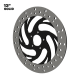 Slinger 13" Solid Rotor in Black