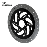 Slinger 13" Floating Rotor in Black